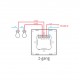 Sonoff M5-2C-80 SwitchMan - Wi-Fi Schakelaar - 2 Kanalen