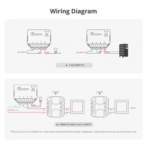 Sonoff S-Mate Switch Mate - Afstandsschakelaar