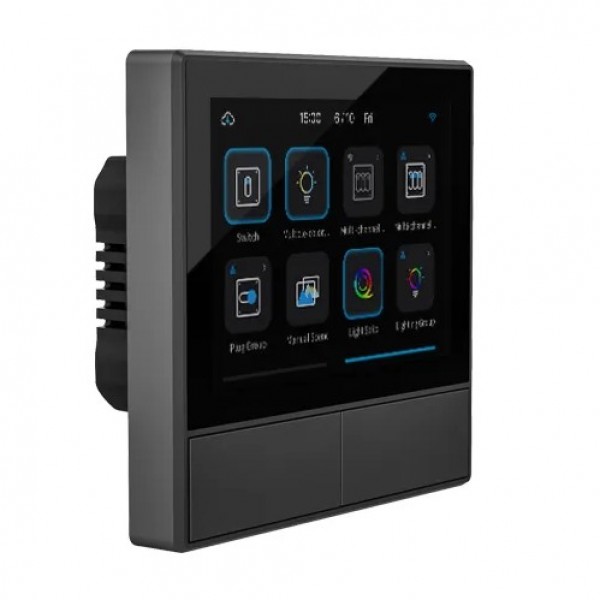 Sonoff NSPanel Smart Scene Schakelaar - Wi-Fi - Zwart