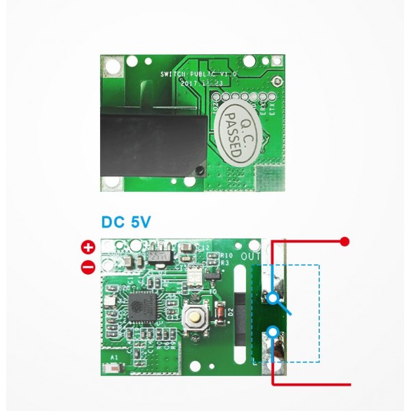 Sonoff RE5V1C -  5V Wi-Fi Relay Module - ESP8285
