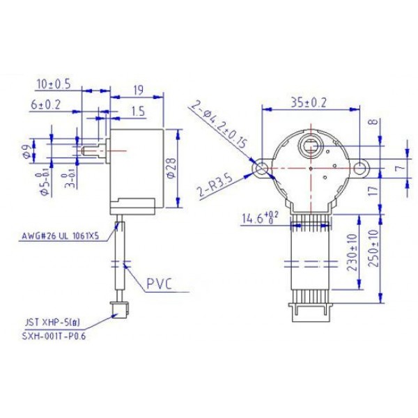 Steppermotor with ULN2003 Motor Controller