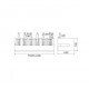 Terminal Block voor Afneembare Schroefterminal - 90° - 3p - 3.81mm