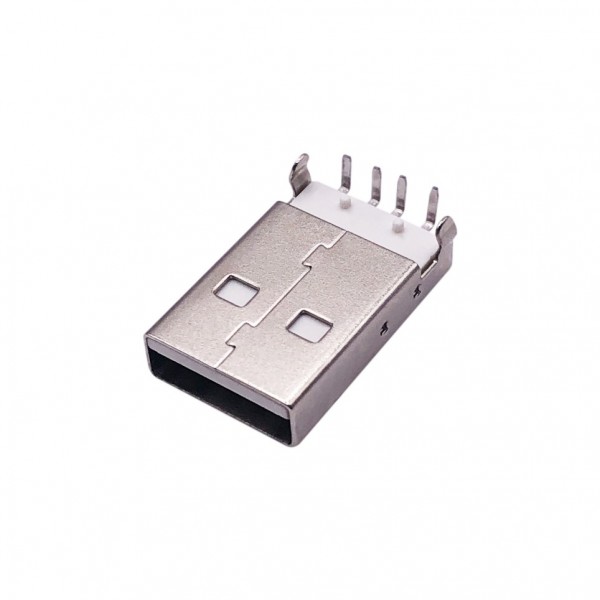 USB-A 2.0 Male Printplaatconnector - 90°
