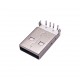 USB-A 2.0 Male Printplaatconnector - 90°