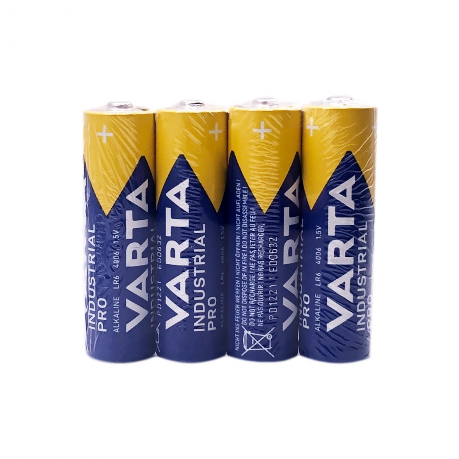 Varta Industrial Pro Alkaline 4x AA Battery VARTA4XAA
