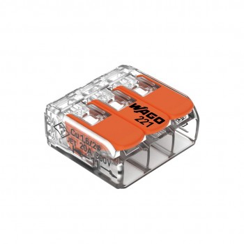 Wago Lasklem Snelconnector - 3-voudig - 50 stuks