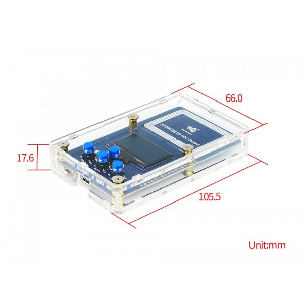 Waveshare 2.13 inch NFC-Powered E-Ink E-Paper Display - Evaluation Kit