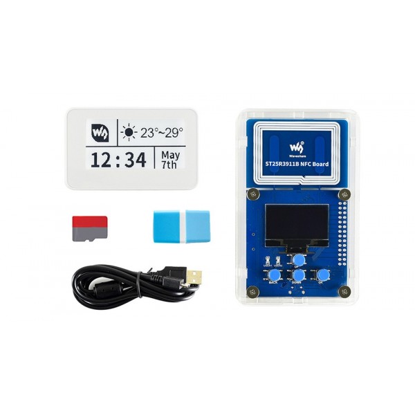 Waveshare 2.13 inch NFC-Powered E-Ink E-Paper Display - Evaluation Kit
