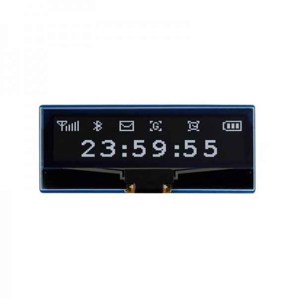 Waveshare 2.23 inch OLED Display 128*32 pixels - SPI - voor Raspberry Pi Pico