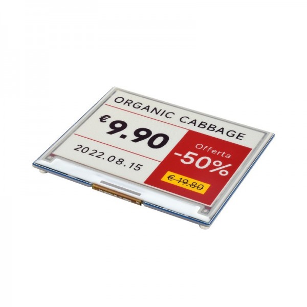 Waveshare 4.37 inch SPI E-Ink E-Paper Display (G) - 4 Colors