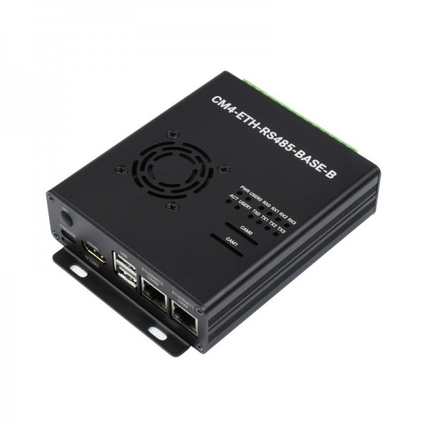 Waveshare RS485 en Dual Ethernet Module - voor Raspberry Pi CM4