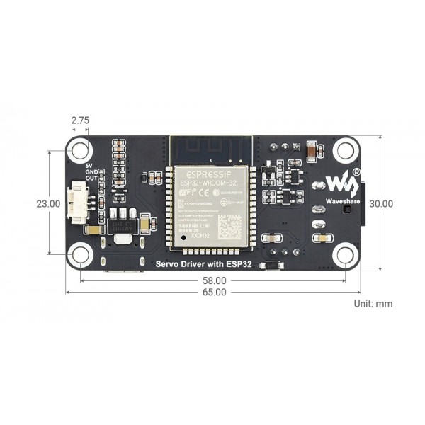 Waveshare Servo Driver Expansion Board - ESP32