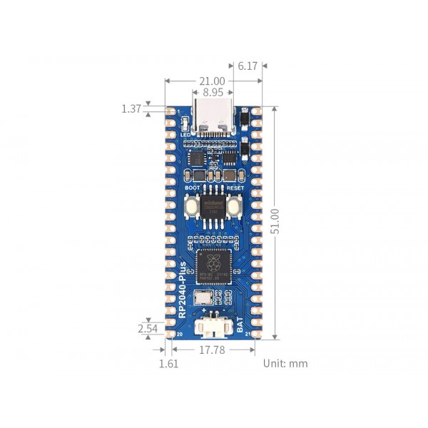 Waveshare RP2040-Plus - 4MB