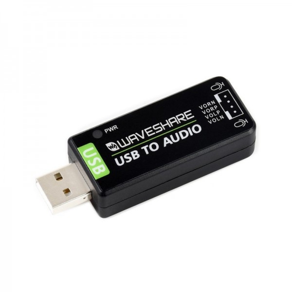 Waveshare USB Sound Card with Audio amplifier - 2.6W
