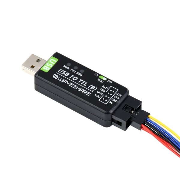 Waveshare Industriële TTL USB naar Serieel Converter - CH343G