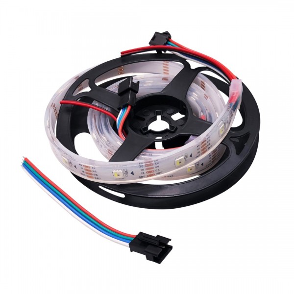 WorldSemi WS2813 Digital 5050 RGBW LED Strip - IP68 - 30 LEDs 1m