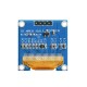 0.96 inch OLED Display 128*64 pixels Blue-Yellow - I2C