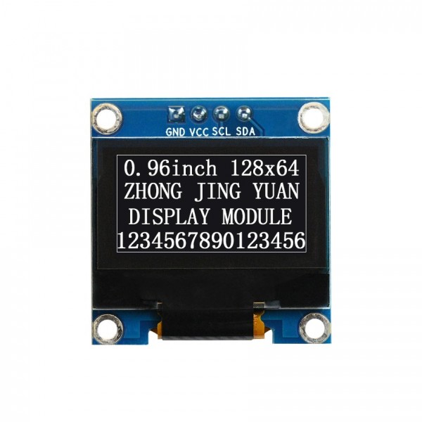0.96 inch OLED Display 128*64 pixels White - I2C
