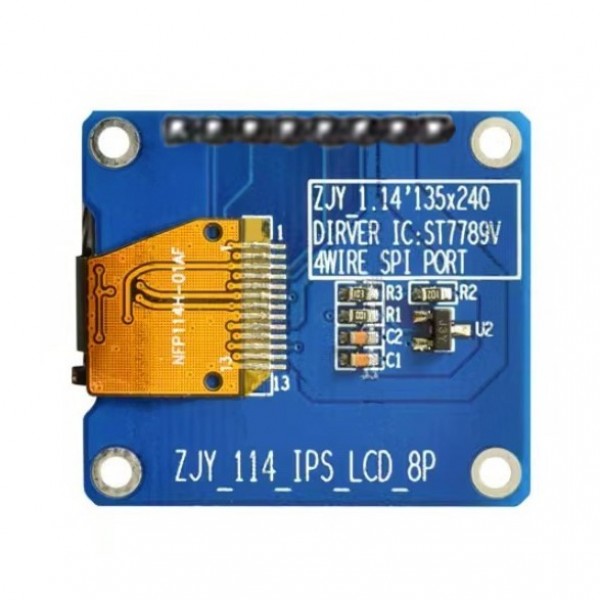 1.14 inch IPS-TFT Display 135*240 pixels - SPI - ST7789V - 3.3V