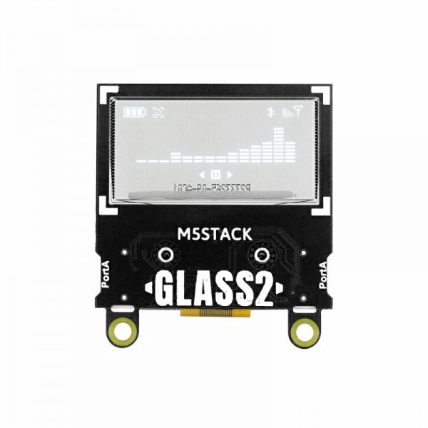 M5Stack Glass 2 Unit - 1.51inch Transparent OLED Display - 128*64