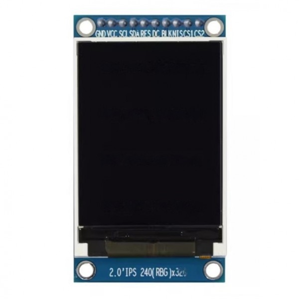 2 inch IPS-TFT Display 240*320 pixels - SPI - ST7789V2 - 3.3V