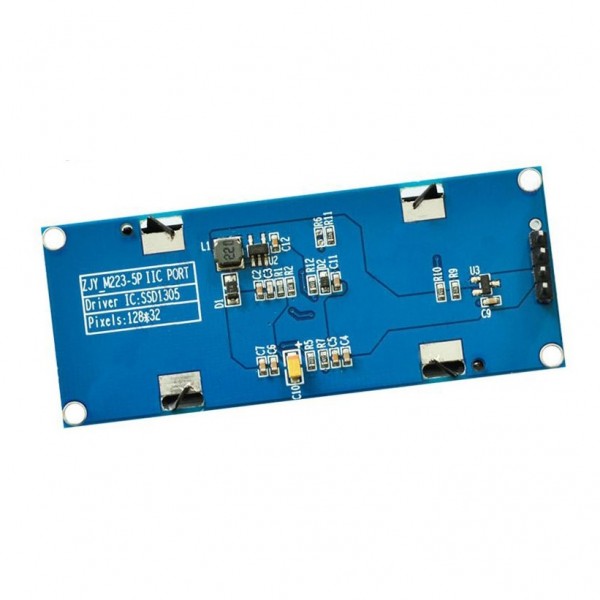 2.23 inch OLED Display 128*32 pixels - Yellow - I2C