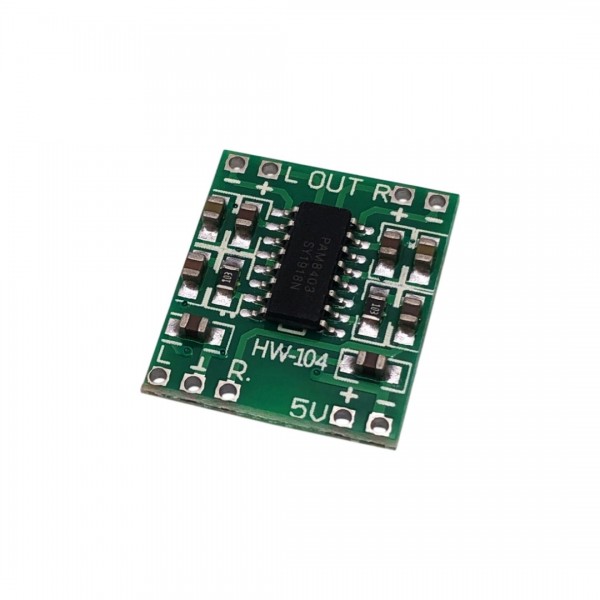 2x3W Stereo Audio Amplifier Mini 5V PAM8403 Green