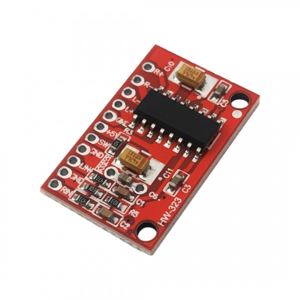 2x3W stereo audio versterker mini 5V PAM8403 Rood