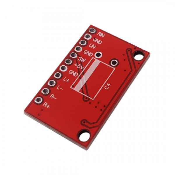 2x3W stereo audio versterker mini 5V PAM8403 Rood