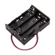 3x 18650 Battery Holder with Loose Wires - Button Top