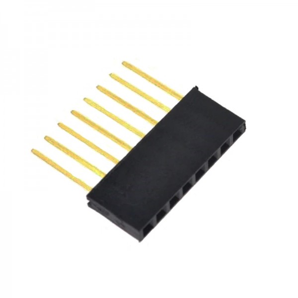8 Pins header Female - 11mm Pin height
