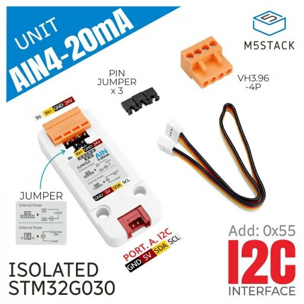 M5Stack AIN4-20mA Unit