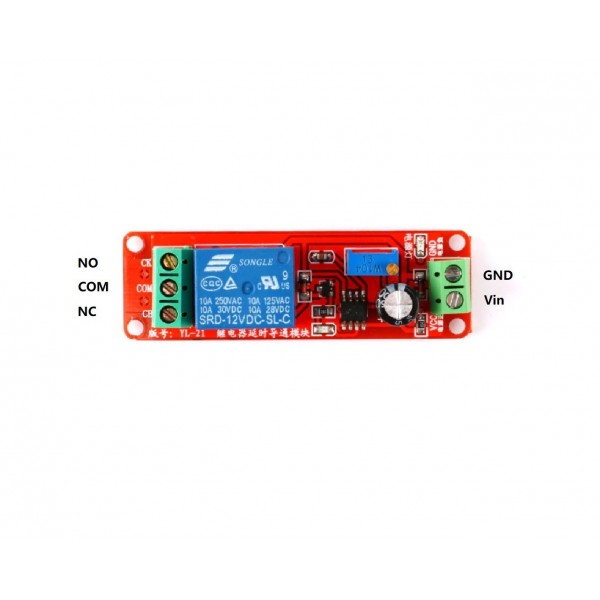 12V Relays with Adjustable Delay