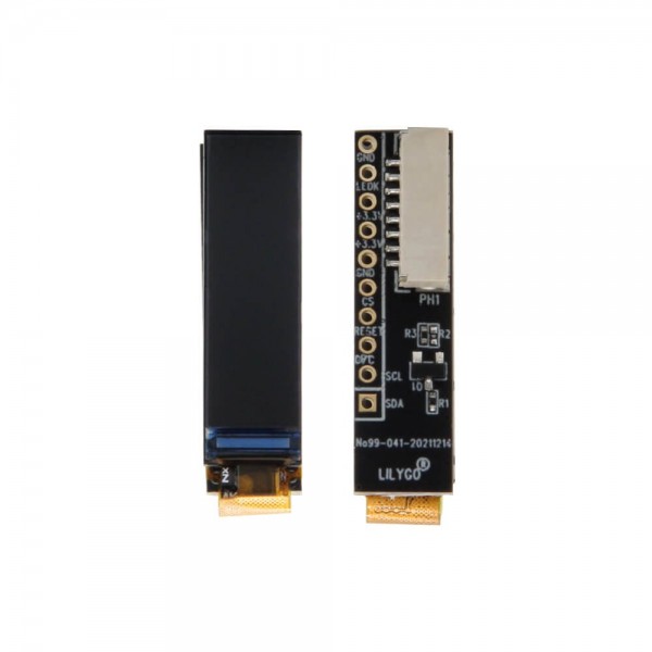 LilyGO T-0.99TFT - 0.99 inch TFT Display 160*40 pixels - SPI - GC9D01N