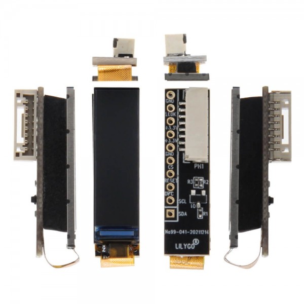 LilyGO T-0.99TFT - 0.99 inch TFT Display 160*40 pixels - SPI - GC9D01N