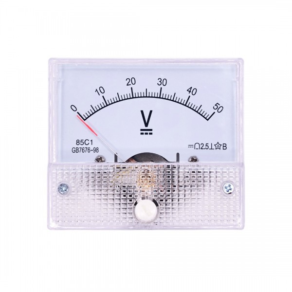 Analoge Spanningsmeter - 0-50VDC