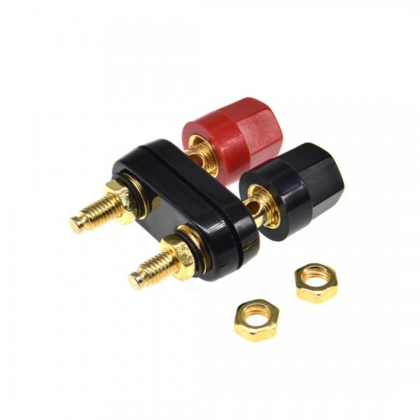 Audio Terminal Red and Black - Dual