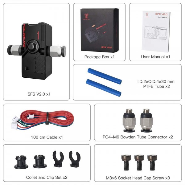 BIGTREETECH SFS V2.0 - Smart Filament Sensor