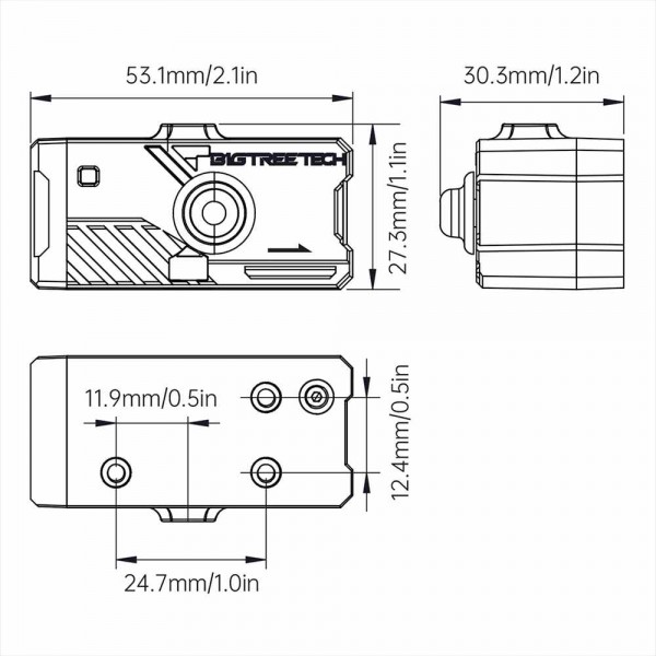 BIGTREETECH SFS V2.0 - Smart Filament Sensor