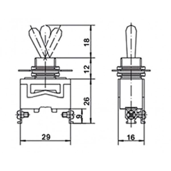 Toggle Switch  - E-TEN1021