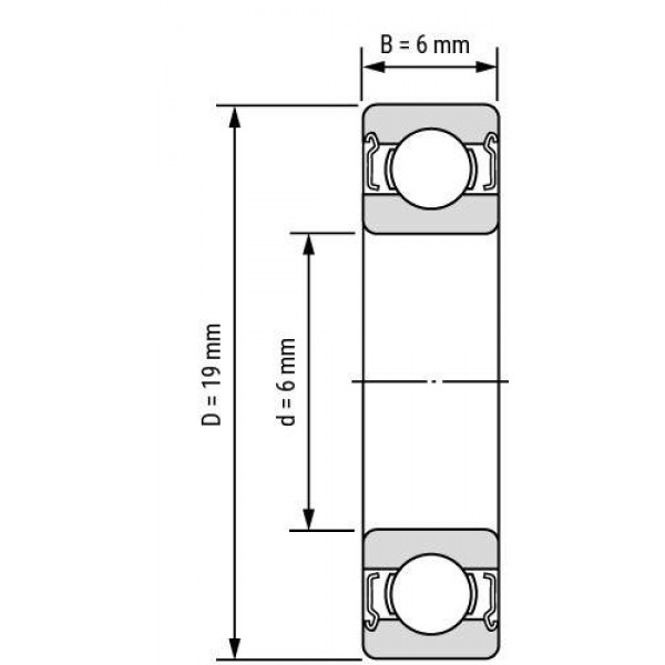 Daiwa 626ZZ Ball Bearing