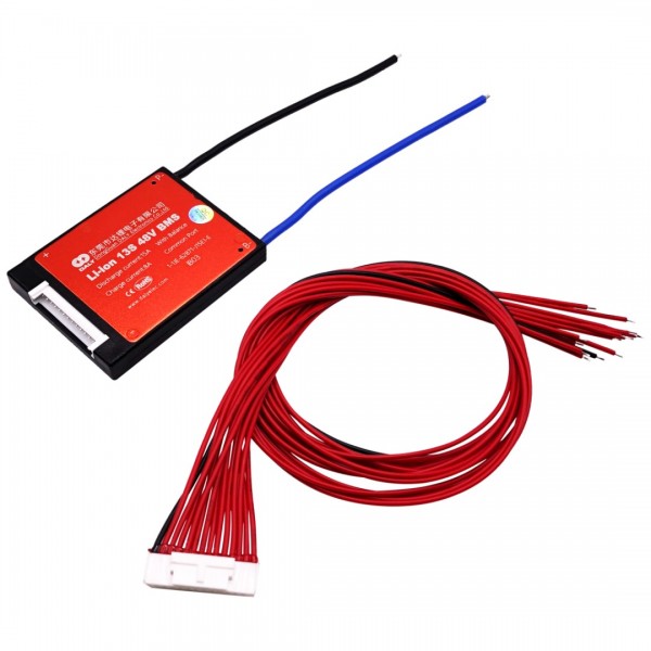 DALY BMS Li-ion-Li-Po Protection Circuit - 13S 15A - with Balancing