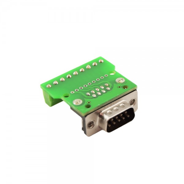 DB9 RS232 Connector Breakout Board Male