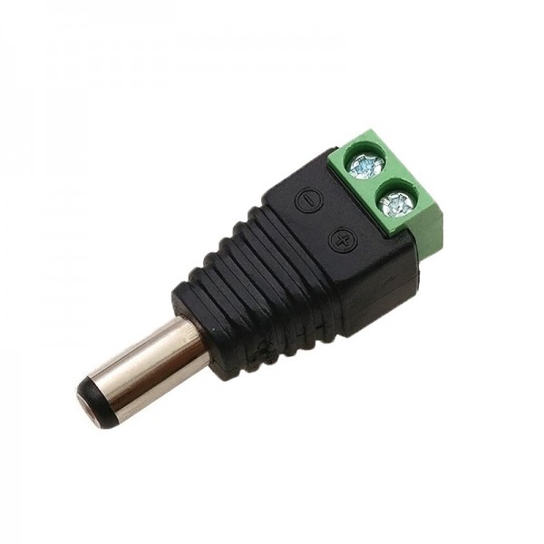 DC Jack Male 5.5mm to Terminal Block