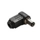 DC Jack plastic 5.5mm - Male - 90 degrees