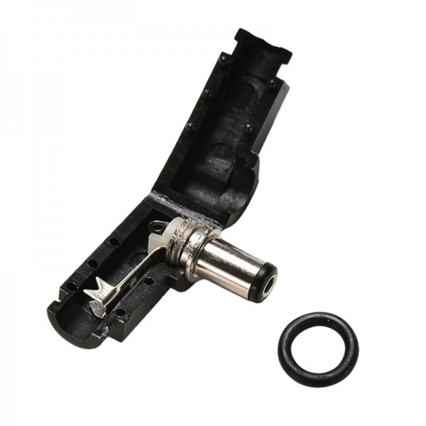 DC Jack plastic 5.5mm - Male - 90 degrees