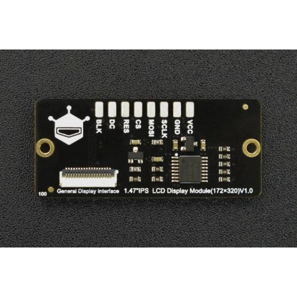 DFRobot 1.47 inch IPS-TFT-LCD Display - 172*320 Pixels