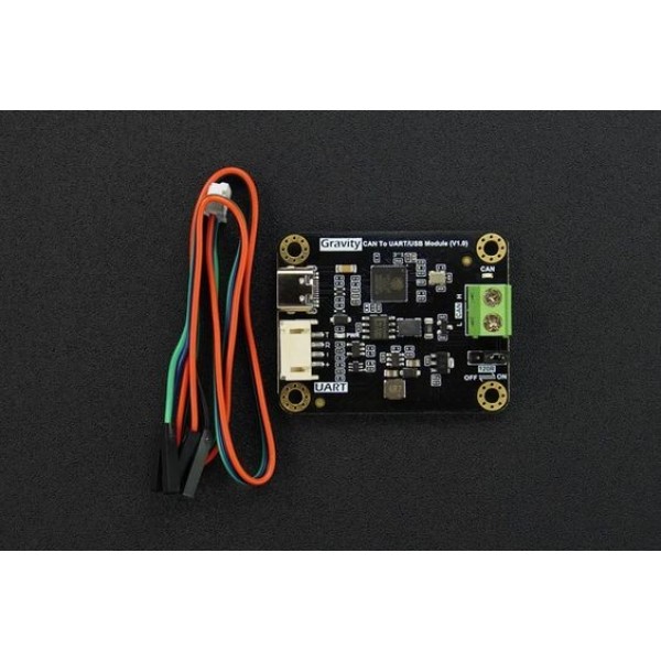 DFRobot Gravity: CAN to TTL Communication Module with SLCAN Protocol - UART - USB