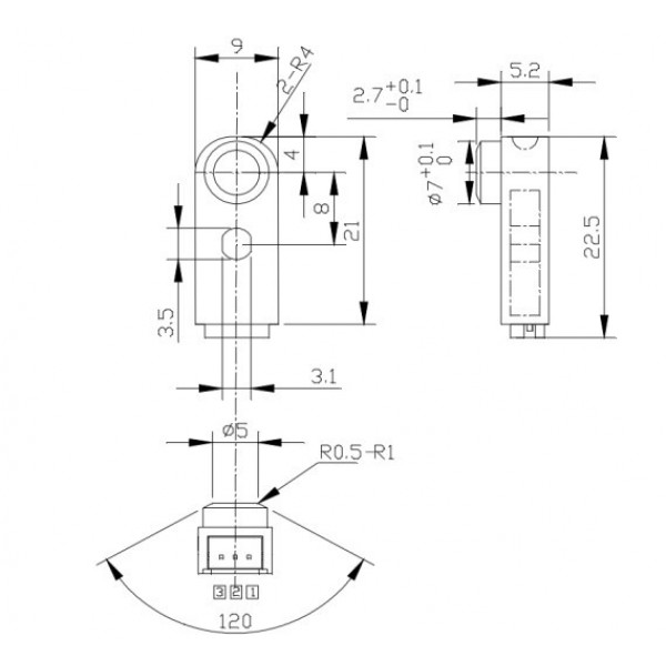 IR Infrarood Onderbrekingssensor - 5V - 4m
