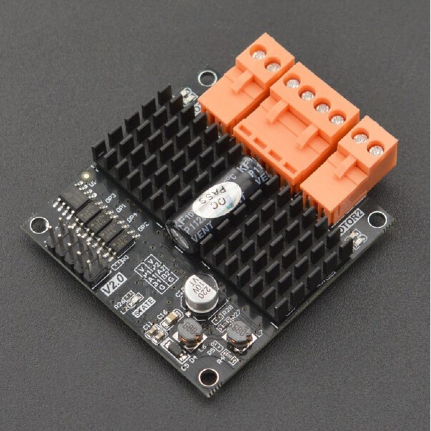 DC Motor Driver - 2x12A - DFROBOT-DFR0601